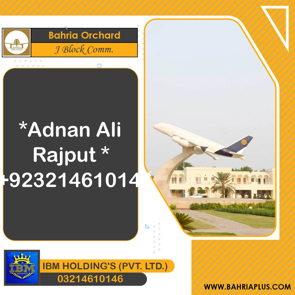 8 Marla Residential Plot for Sale in Phase 2 - J Block Commercial -  Bahria Orchard, Lahore - (BP-355787)