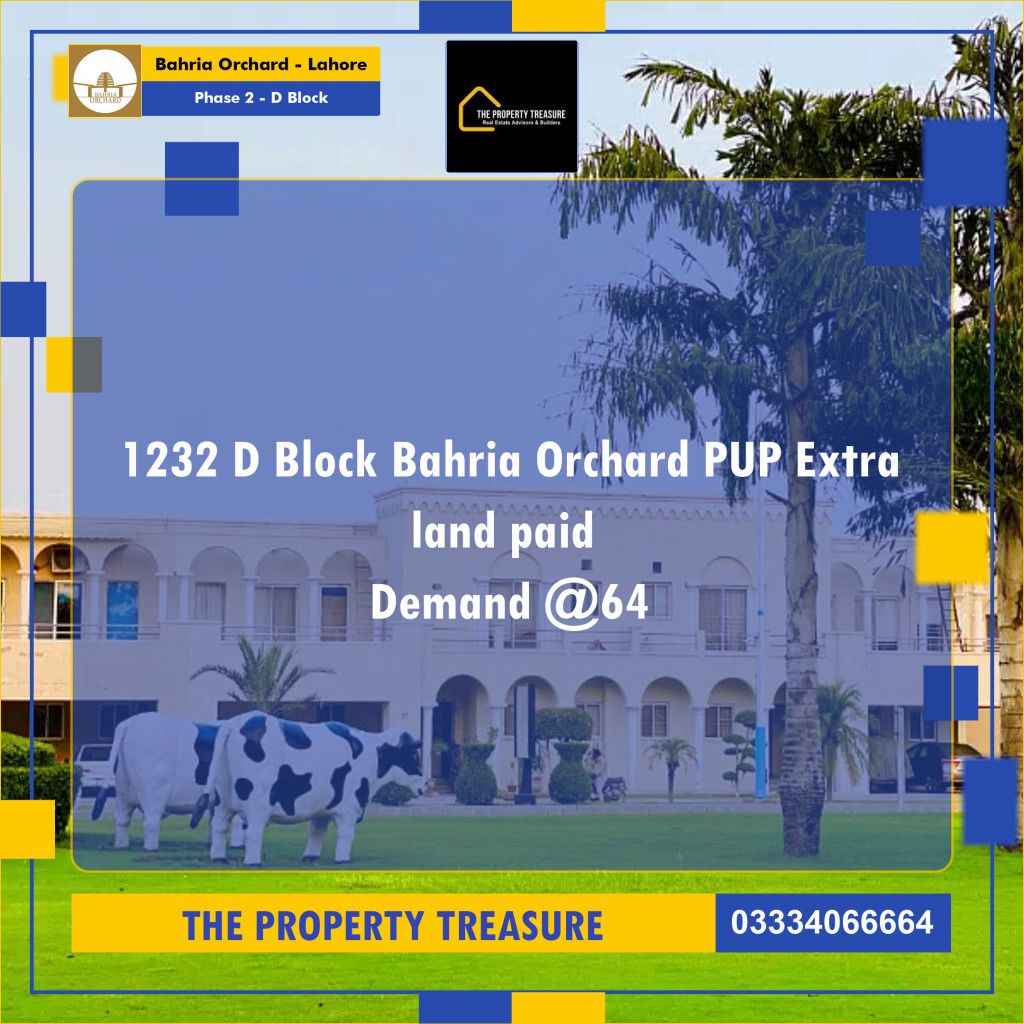 Residential Plot for Sale in Phase 2 - D Block -  Bahria Orchard, Lahore - (BP-356247)