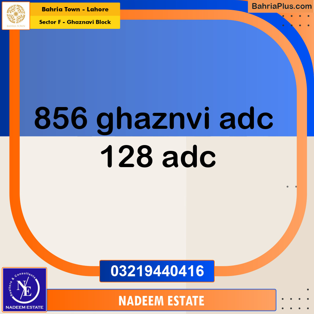 Residential Plot for Sale in Sector F - Ghaznavi Block -  Bahria Town, Lahore - (BP-356334)