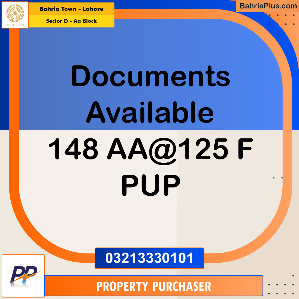 5 Marla Residential Plot for Sale in Sector D - AA Block -  Bahria Town, Lahore - (BP-356419)