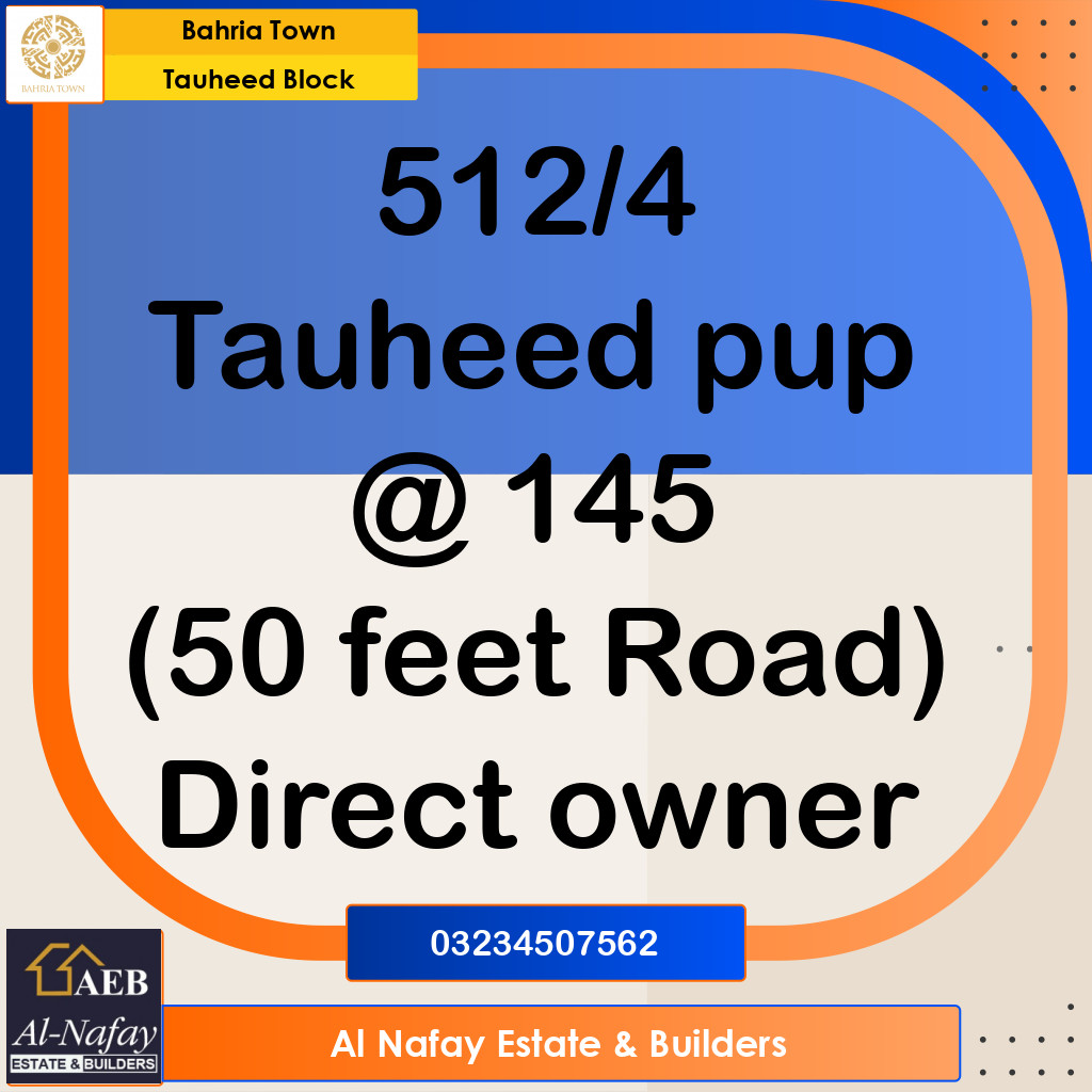 10 Marla Residential Plot for Sale in Sector F - Tauheed Block -  Bahria Town, Lahore - (BP-356613)