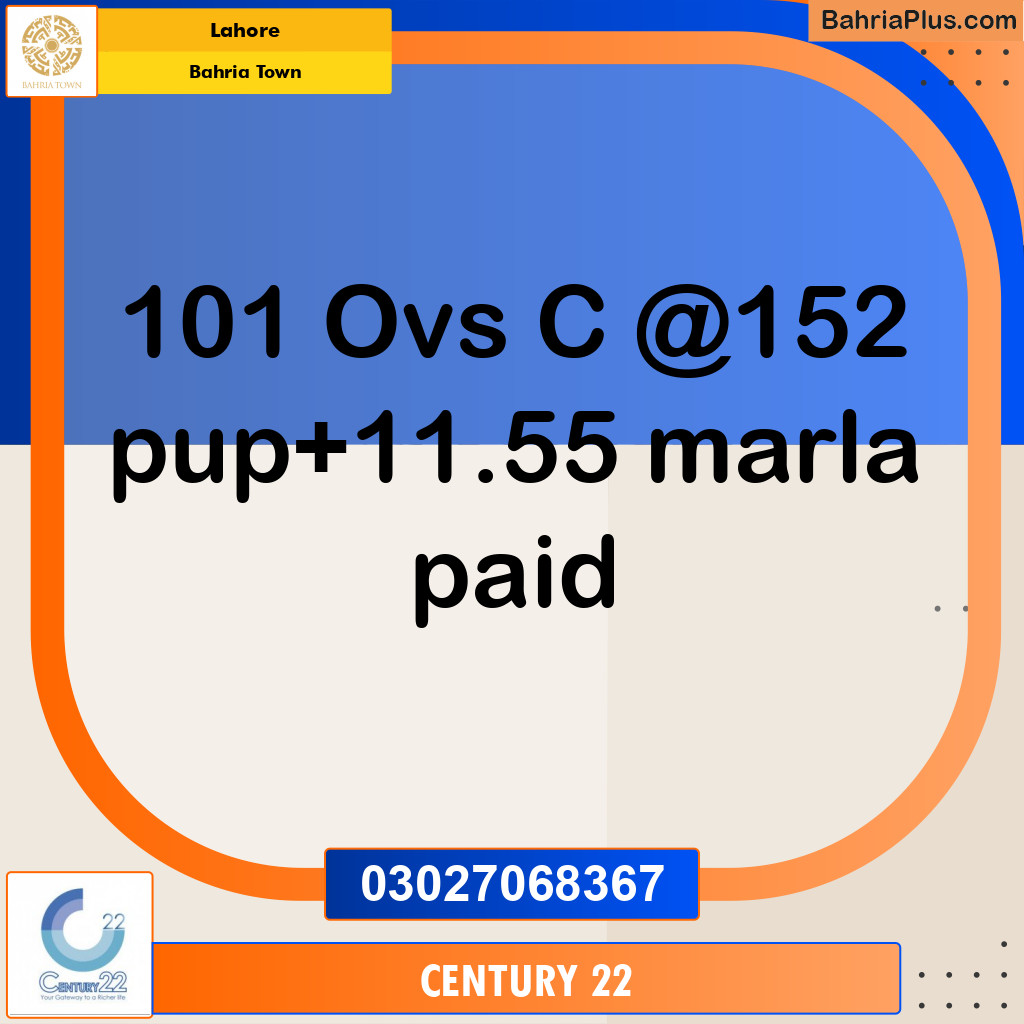 Residential Plot for Sale in Bahria Town, Lahore - (BP-356849)