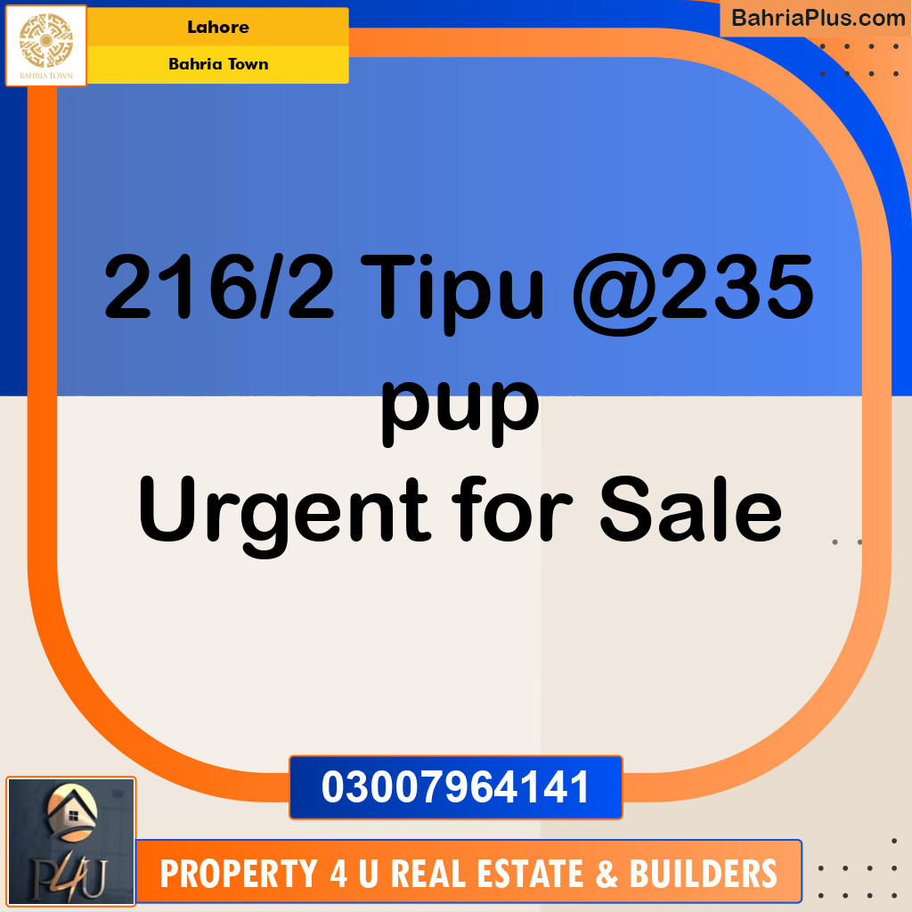 Residential Plot for Sale in Bahria Town, Lahore - (BP-357136)