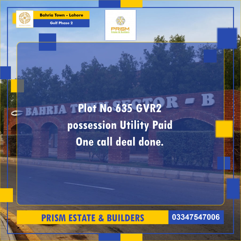 10 Marla Residential Plot for Sale in Golf Phase 2 -  Bahria Town, Lahore - (BP-357671)