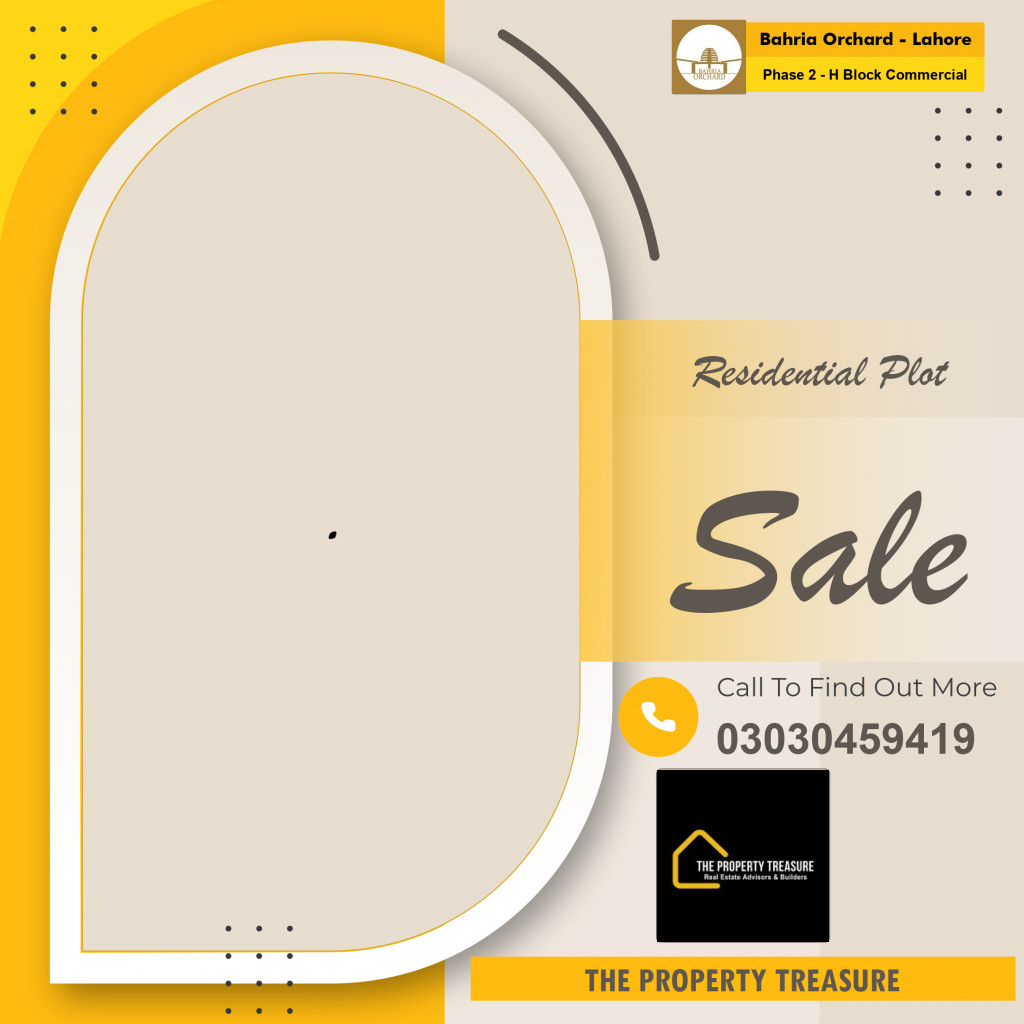 Residential Plot for Sale in Phase 2 - H Block Commercial -  Bahria Orchard, Lahore - (BP-357930)