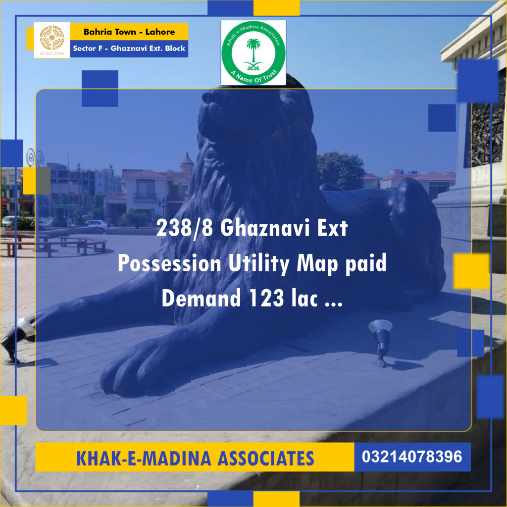 10 Marla Residential Plot for Sale in Sector F - Ghaznavi Ext. Block -  Bahria Town, Lahore - (BP-358307)