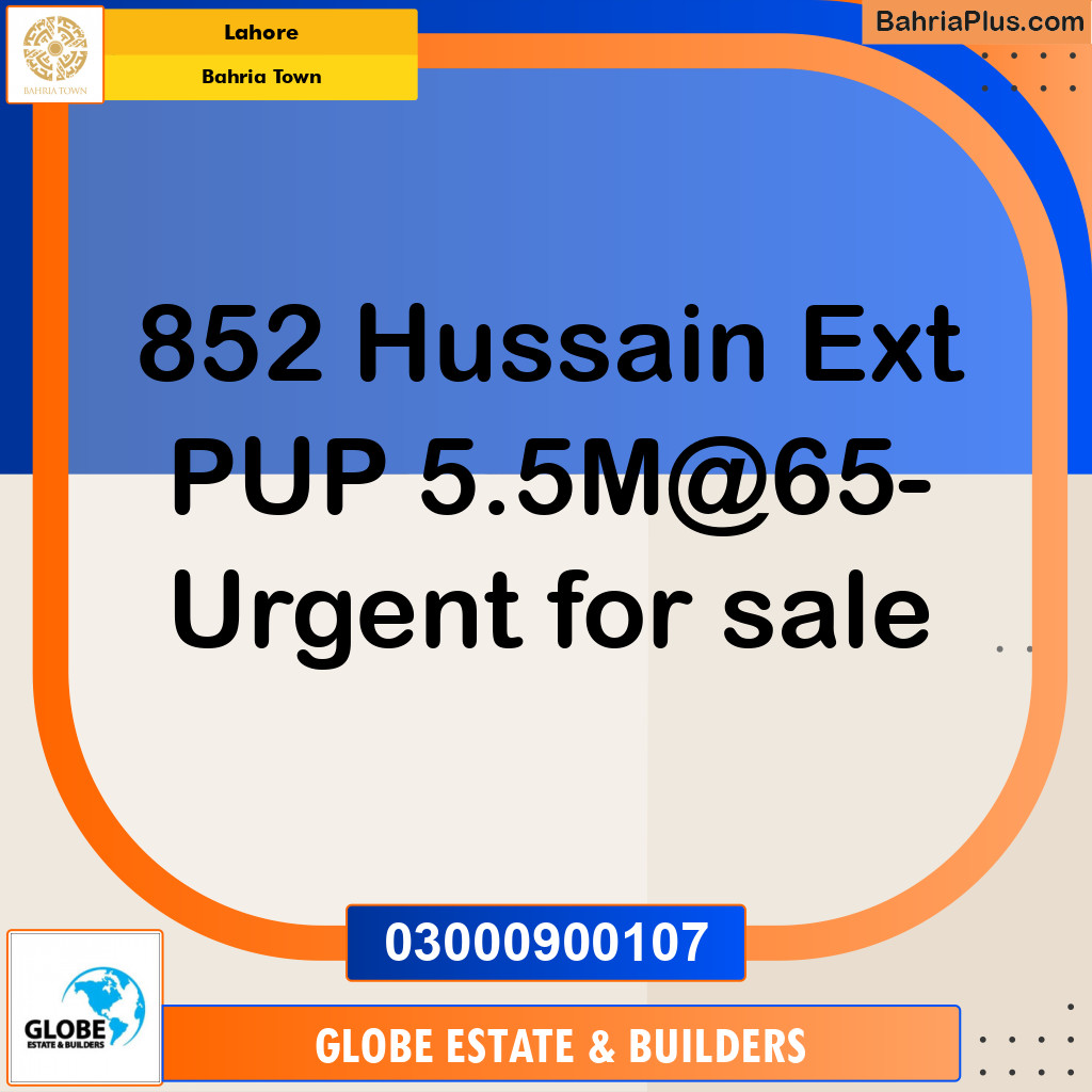 Residential Plot for Sale in Bahria Town, Lahore - (BP-358394)