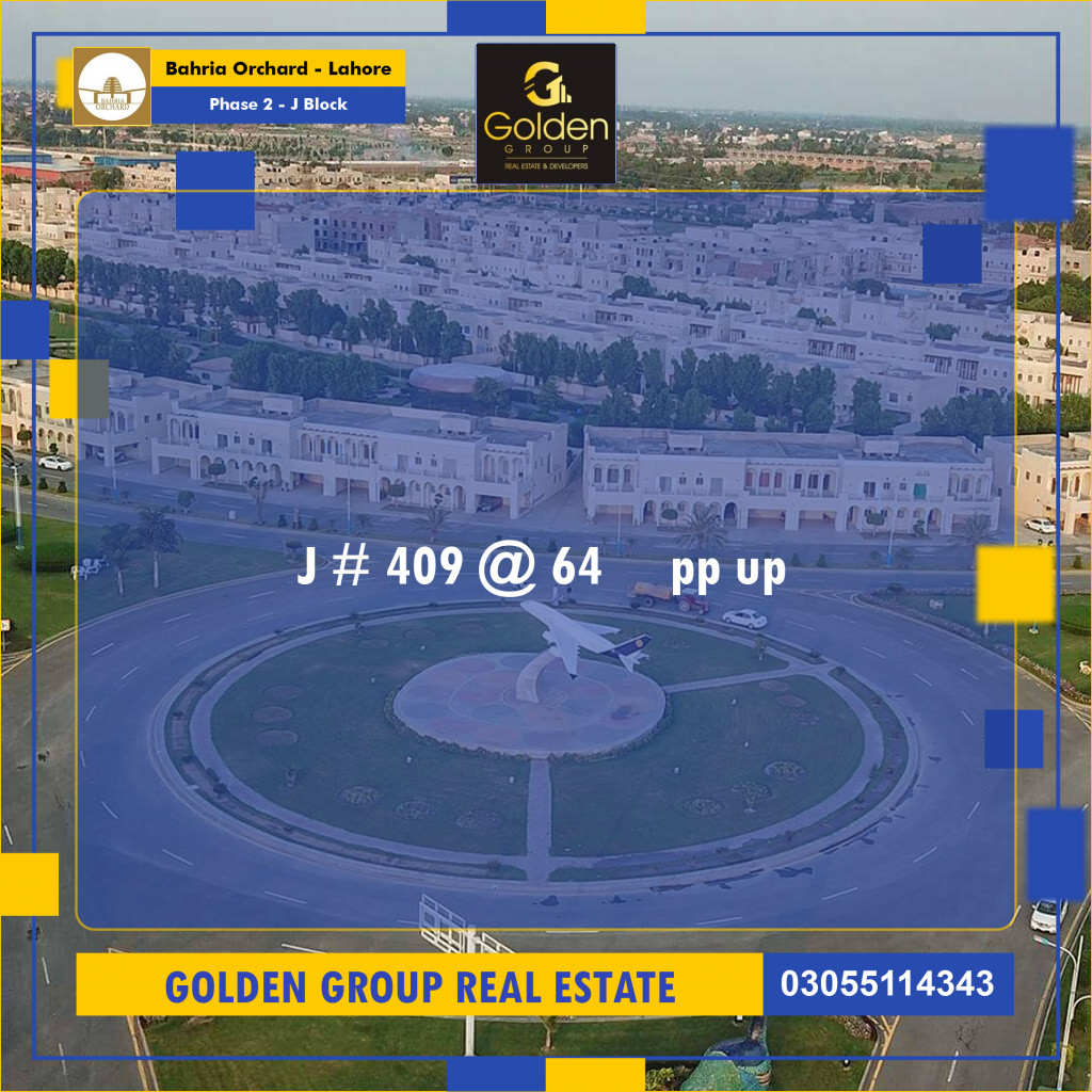 8 Marla Residential Plot for Sale in Phase 2 - J Block -  Bahria Orchard, Lahore - (BP-358586)