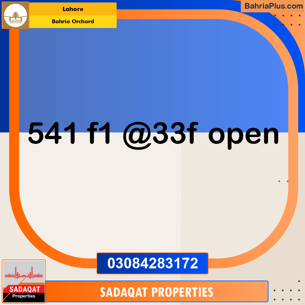 Residential Plot for Sale in Bahria Orchard, Lahore - (BP-358727)