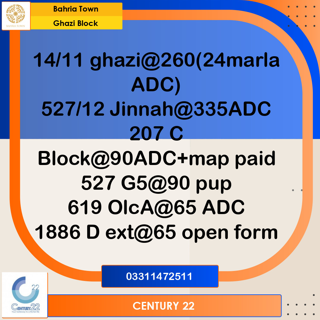 24 Marla Residential Plot for Sale in Sector F - Ghazi Block -  Bahria Town, Lahore - (BP-358736)