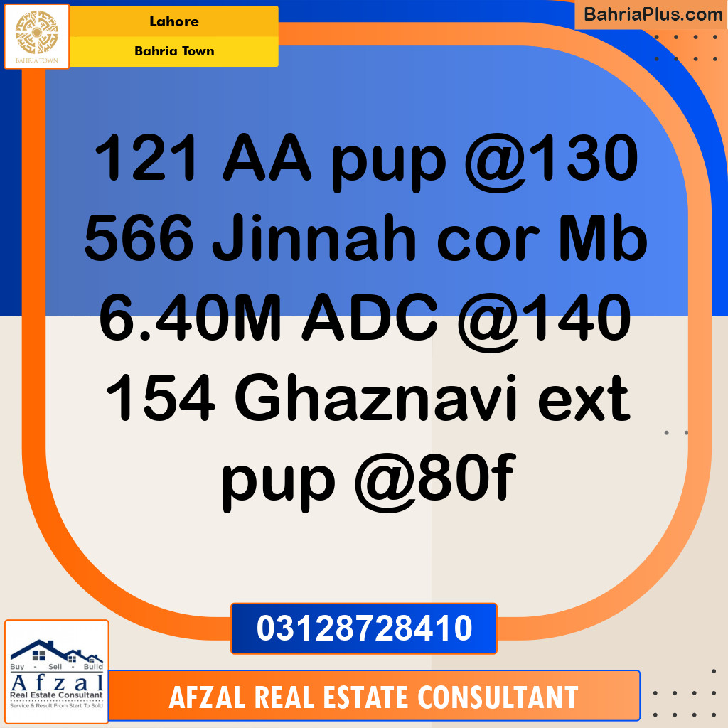 Residential Plot for Sale in Bahria Town, Lahore - (BP-360476)