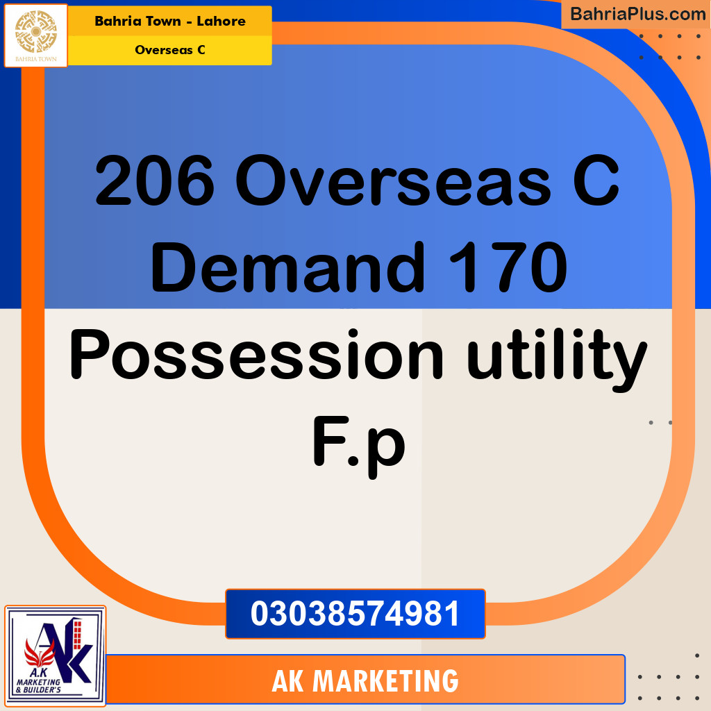 10 Marla Residential Plot for Sale in Overseas C -  Bahria Town, Lahore - (BP-361762)