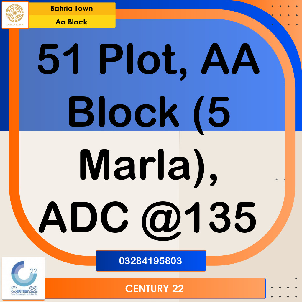 5 Marla Residential Plot for Sale in Sector D - AA Block -  Bahria Town, Lahore - (BP-361919)