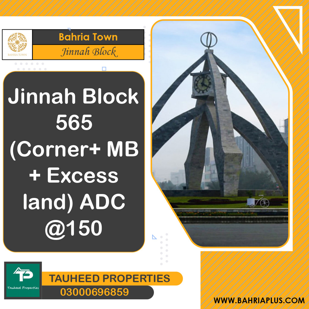 6 Marla Residential Plot for Sale in Sector E - Jinnah Block -  Bahria Town, Lahore - (BP-362451)