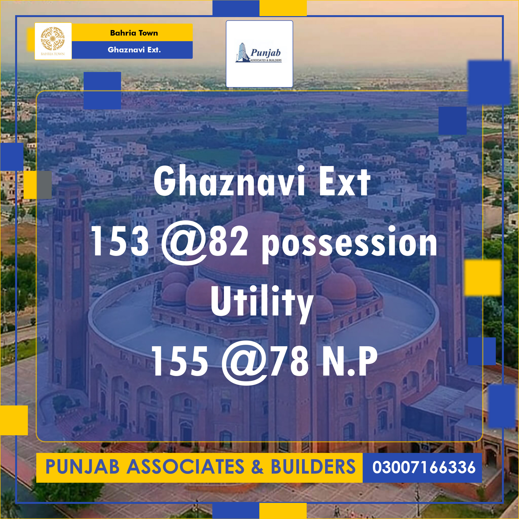 Residential Plot for Sale in Sector F - Ghaznavi Ext. Block -  Bahria Town, Lahore - (BP-362454)