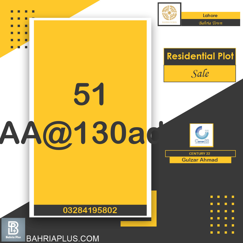5 Marla Residential Plot for Sale in Bahria Town, Lahore - (BP-362510)