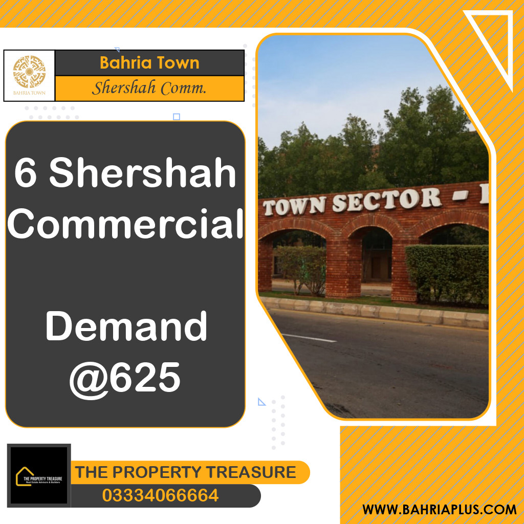 Residential Plot for Sale in Sector F - Shershah Commercial -  Bahria Town, Lahore - (BP-362678)