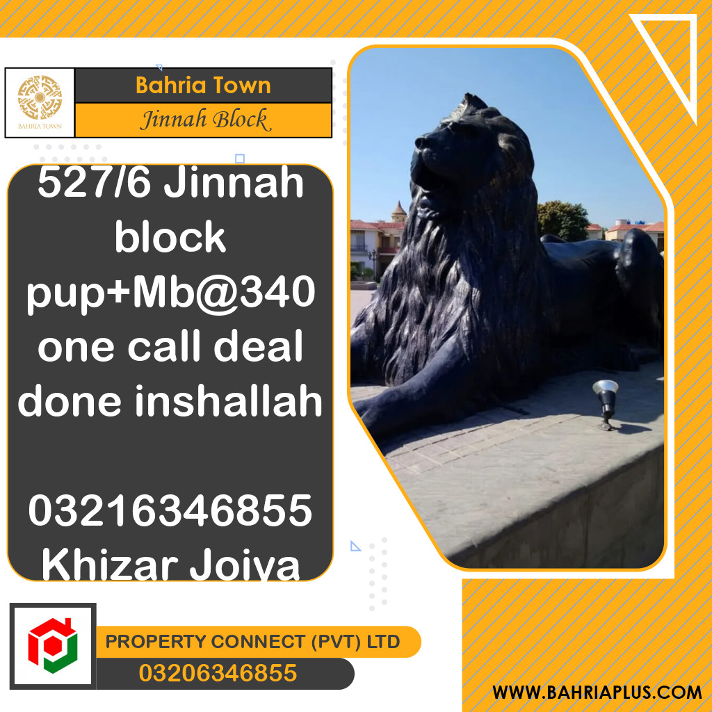 1 Kanal Residential Plot for Sale in Sector E - Jinnah Block -  Bahria Town, Lahore - (BP-363138)