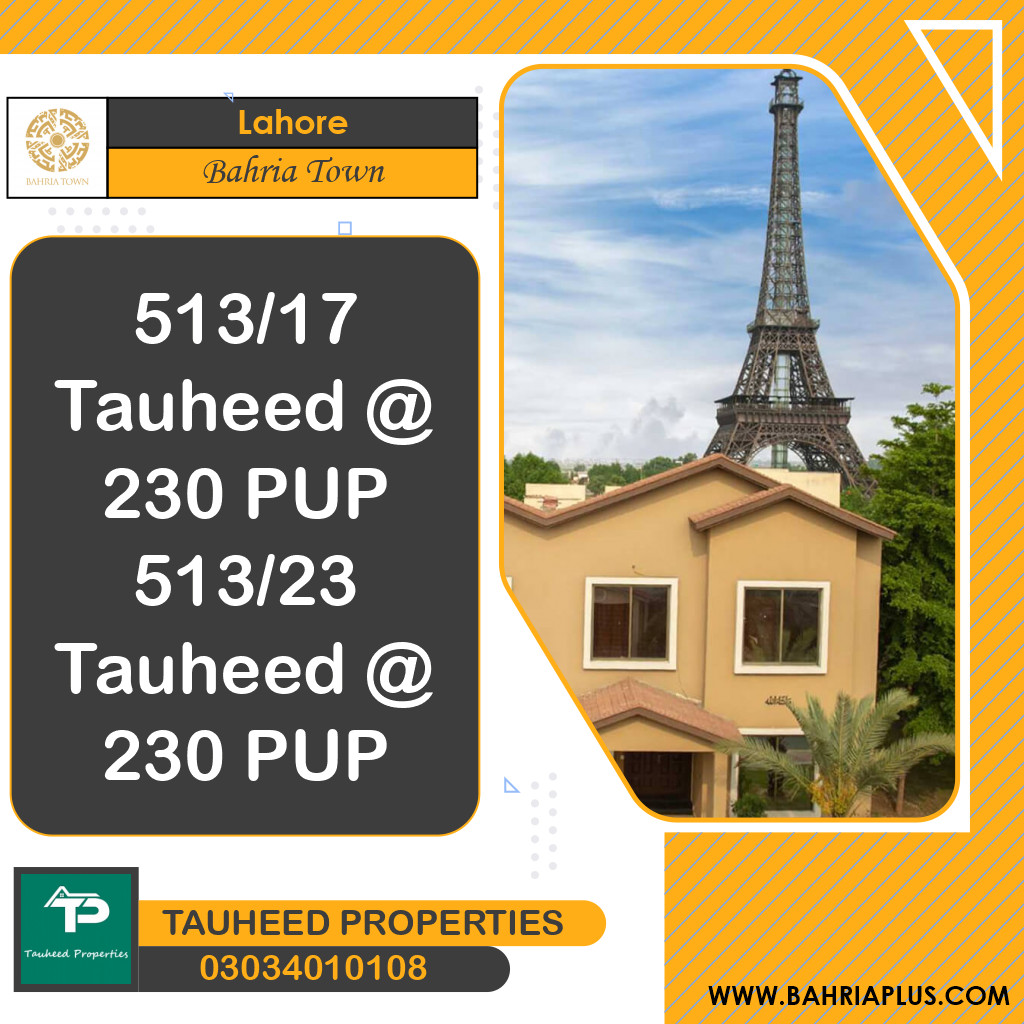 10 Marla Residential Plot for Sale in Bahria Town, Lahore - (BP-363168)