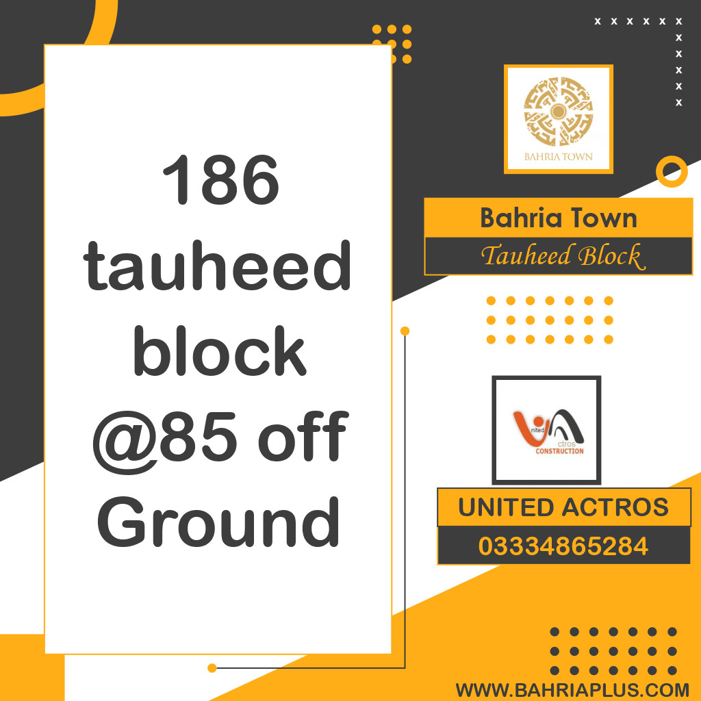 Residential Plot for Sale in Sector F - Tauheed Block -  Bahria Town, Lahore - (BP-363863)