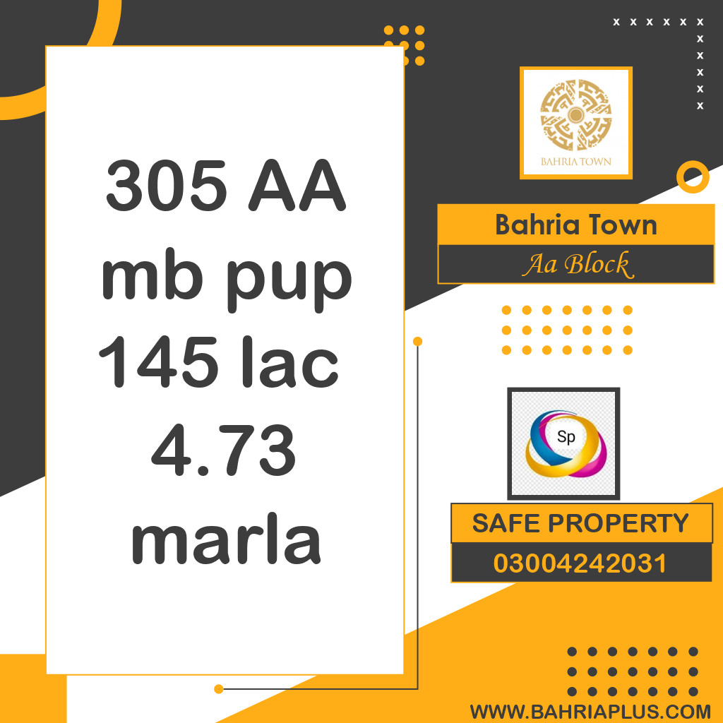 5 Marla Residential Plot for Sale in Sector D - AA Block -  Bahria Town, Lahore - (BP-364827)