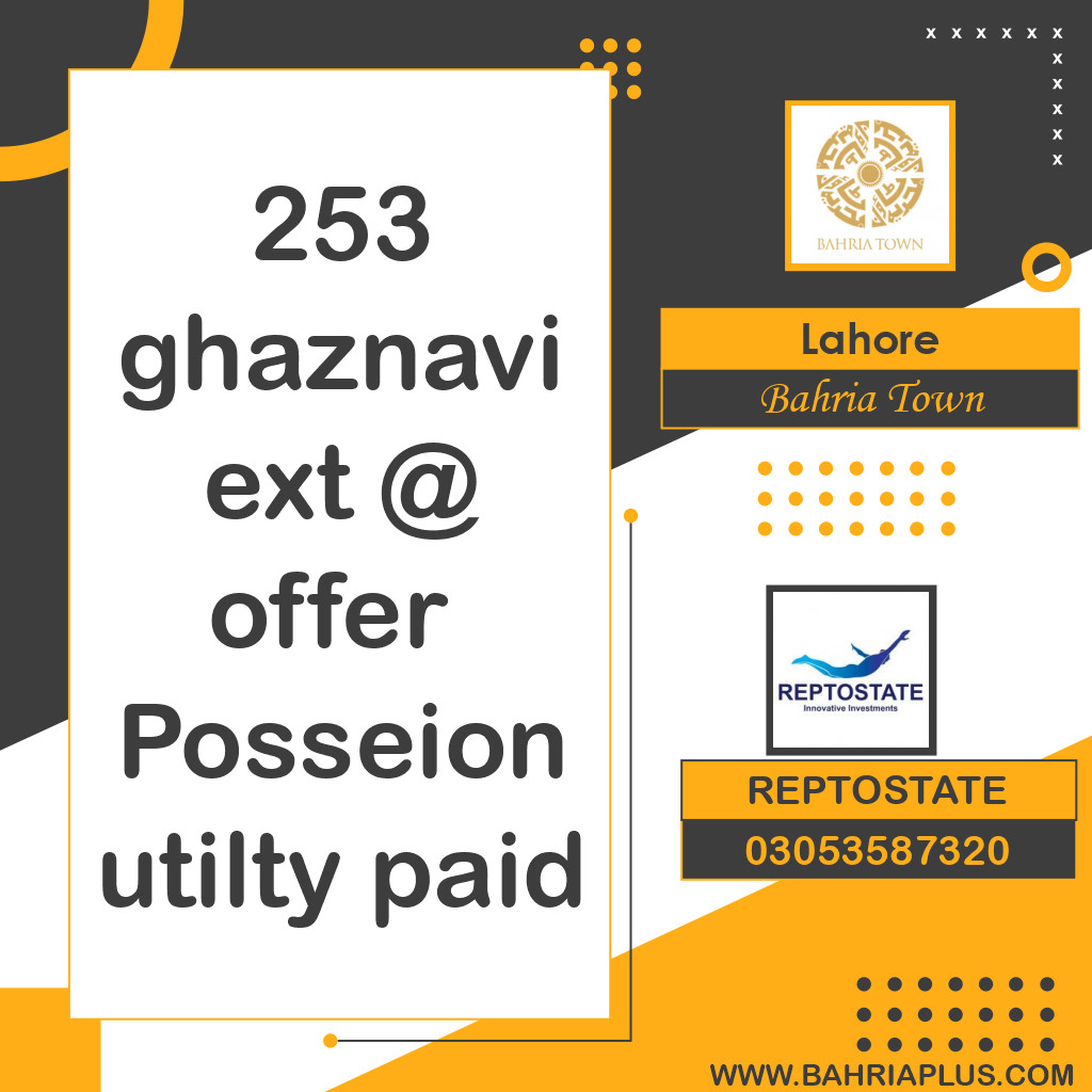 Residential Plot for Sale in Bahria Town, Lahore - (BP-364935)