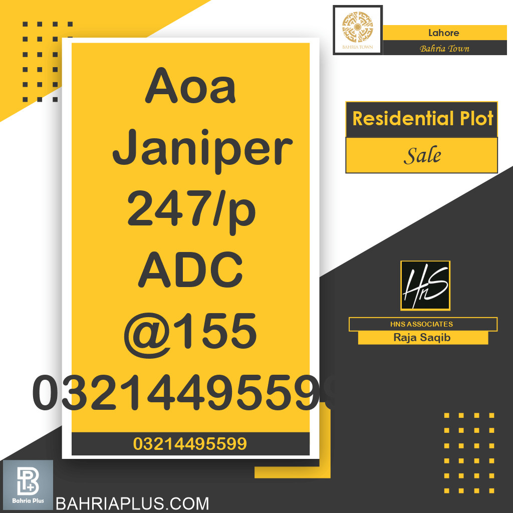 Residential Plot for Sale in Bahria Town, Lahore - (BP-365525)