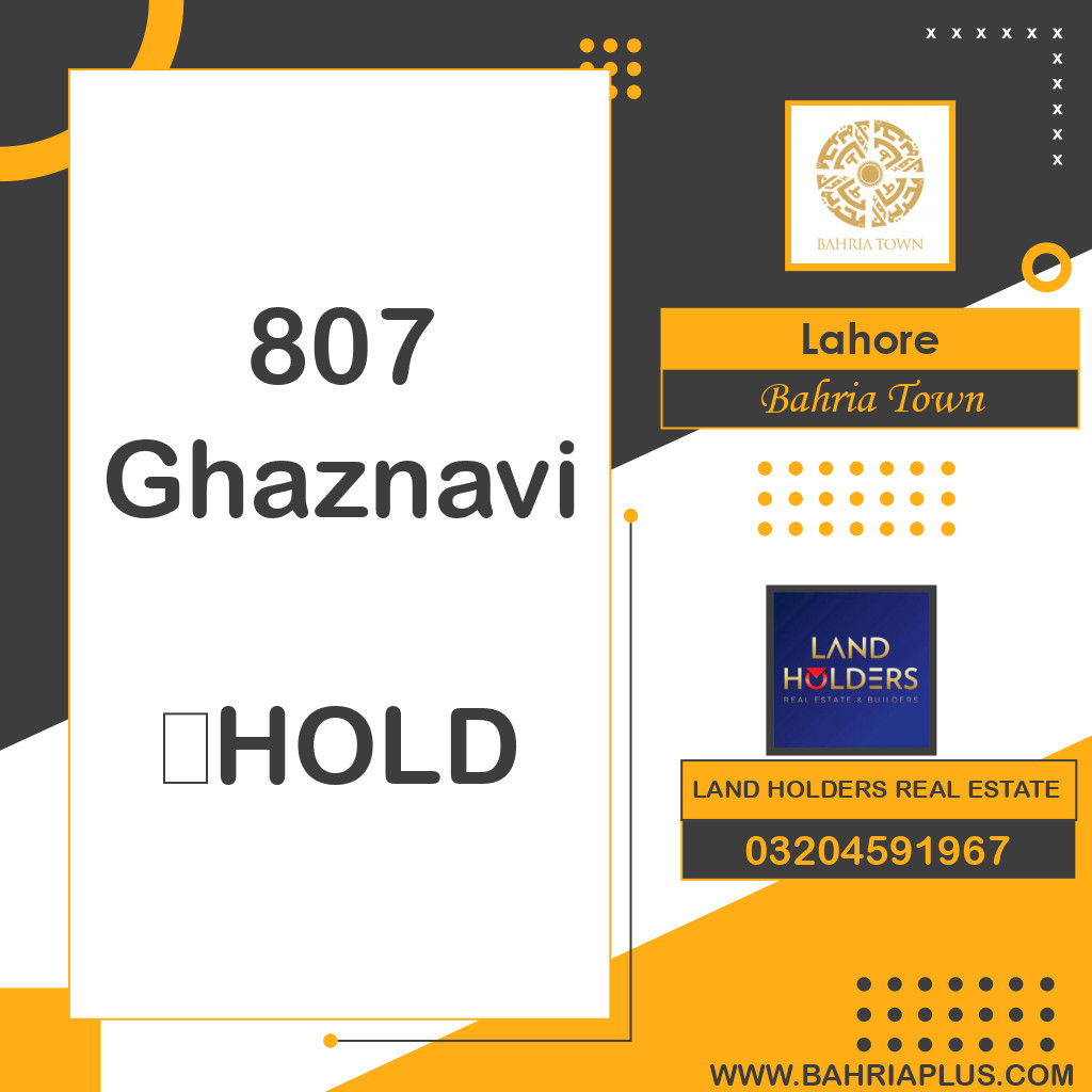 Residential Plot for Sale in Bahria Town, Lahore - (BP-365665)