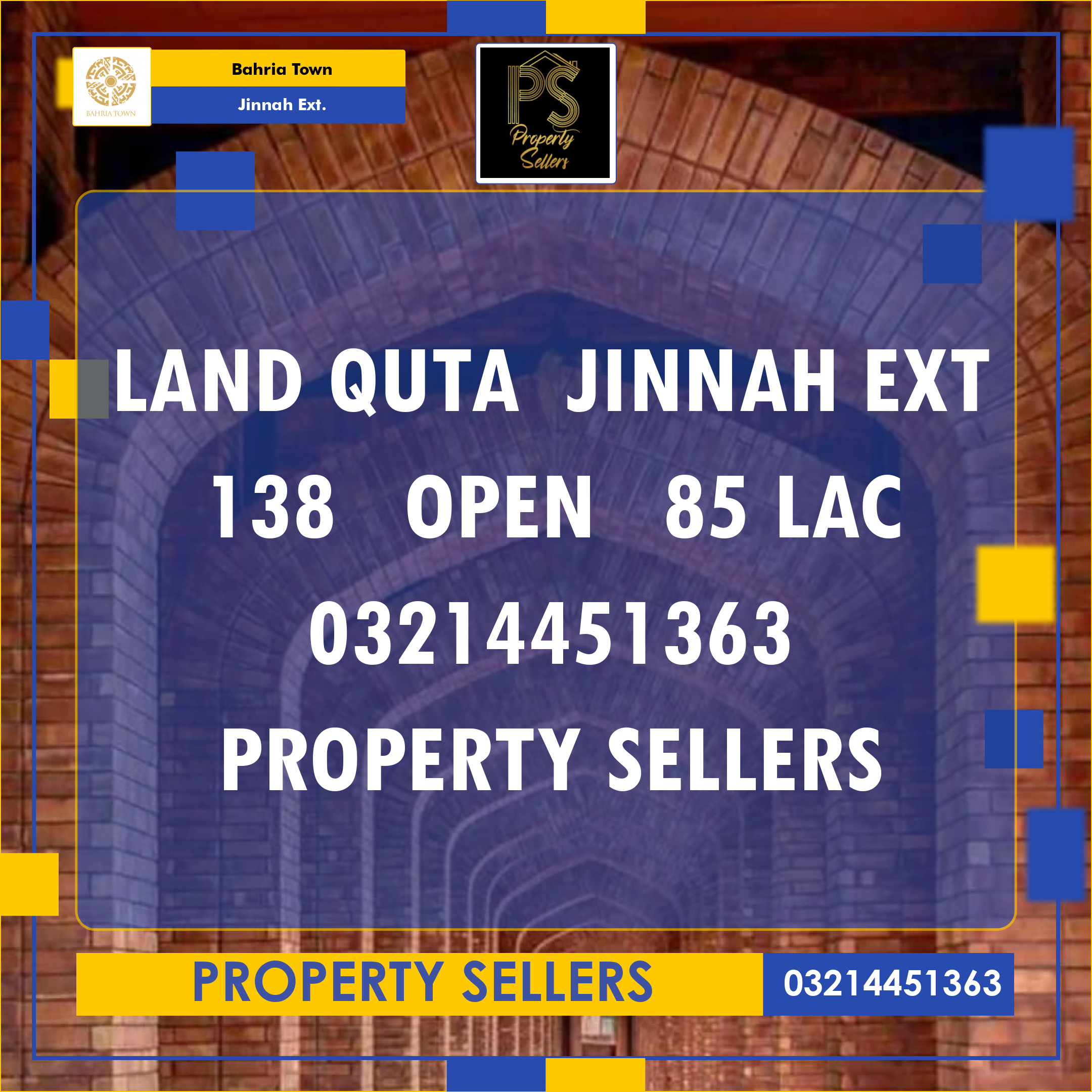 5 Marla Residential Plot for Sale in Sector E - Jinnah Ext. Block -  Bahria Town, Lahore - (BP-365745)