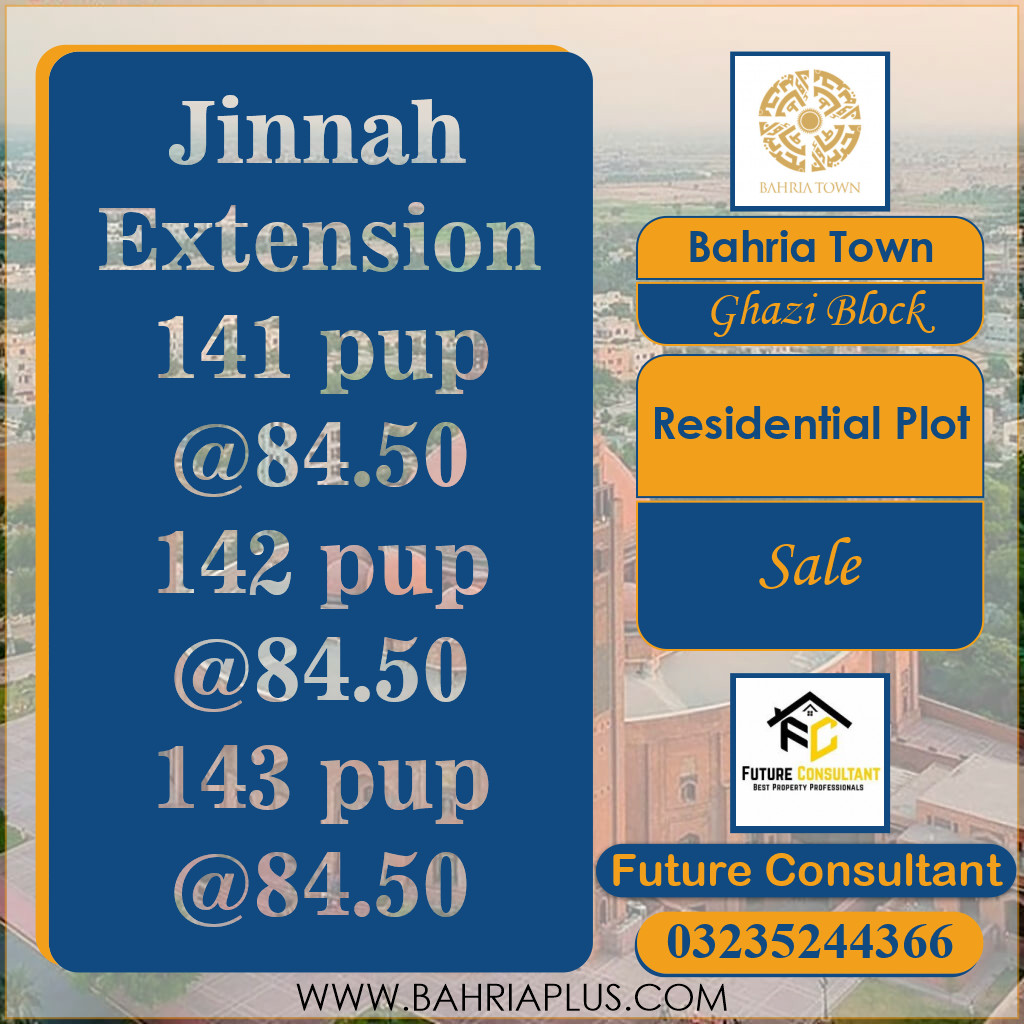 5 Marla Residential Plot for Sale in Sector F - Ghazi Block -  Bahria Town, Lahore - (BP-366417)