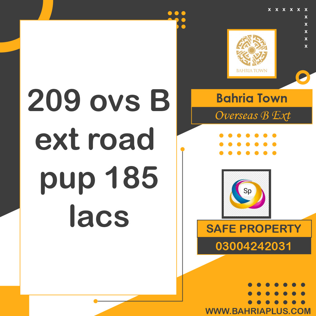 10 Marla Residential Plot for Sale in Overseas B Ext -  Bahria Town, Lahore - (BP-366793)