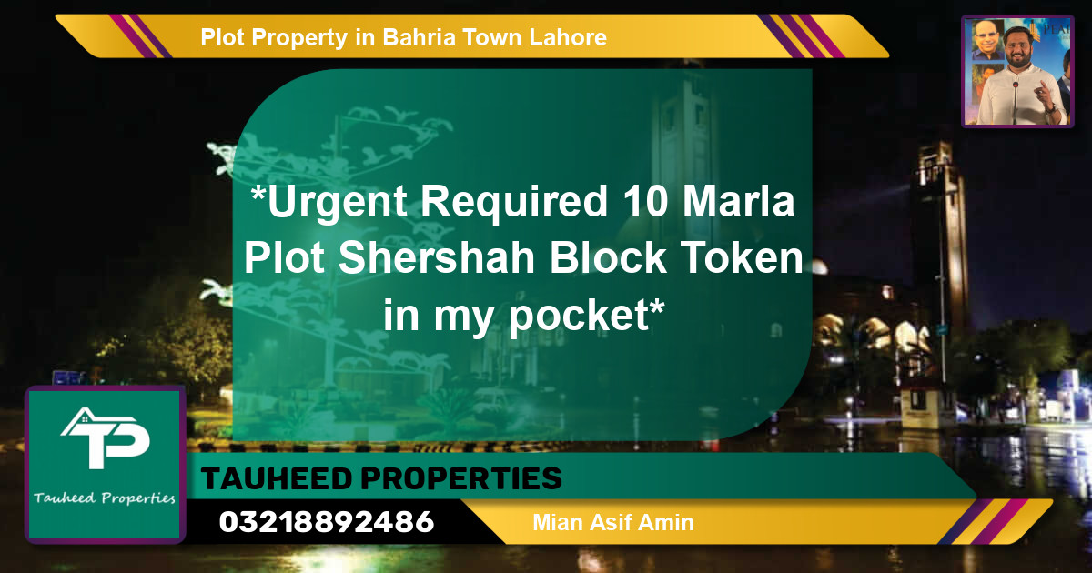 Residential Plot for Sale in Bahria Town, Lahore - (BP-36705)