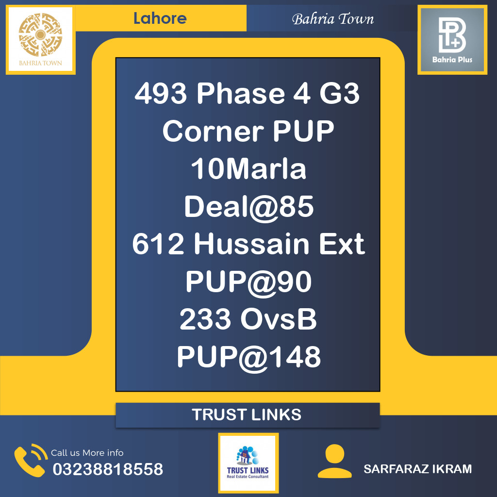 Residential Plot for Sale in Bahria Town, Lahore - (BP-367098)