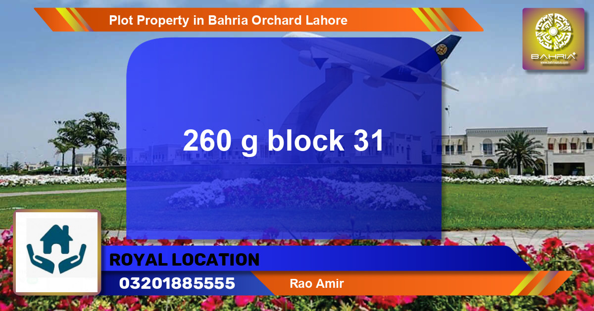 Residential Plot for Sale in Bahria Orchard, Lahore - (BP-36723)