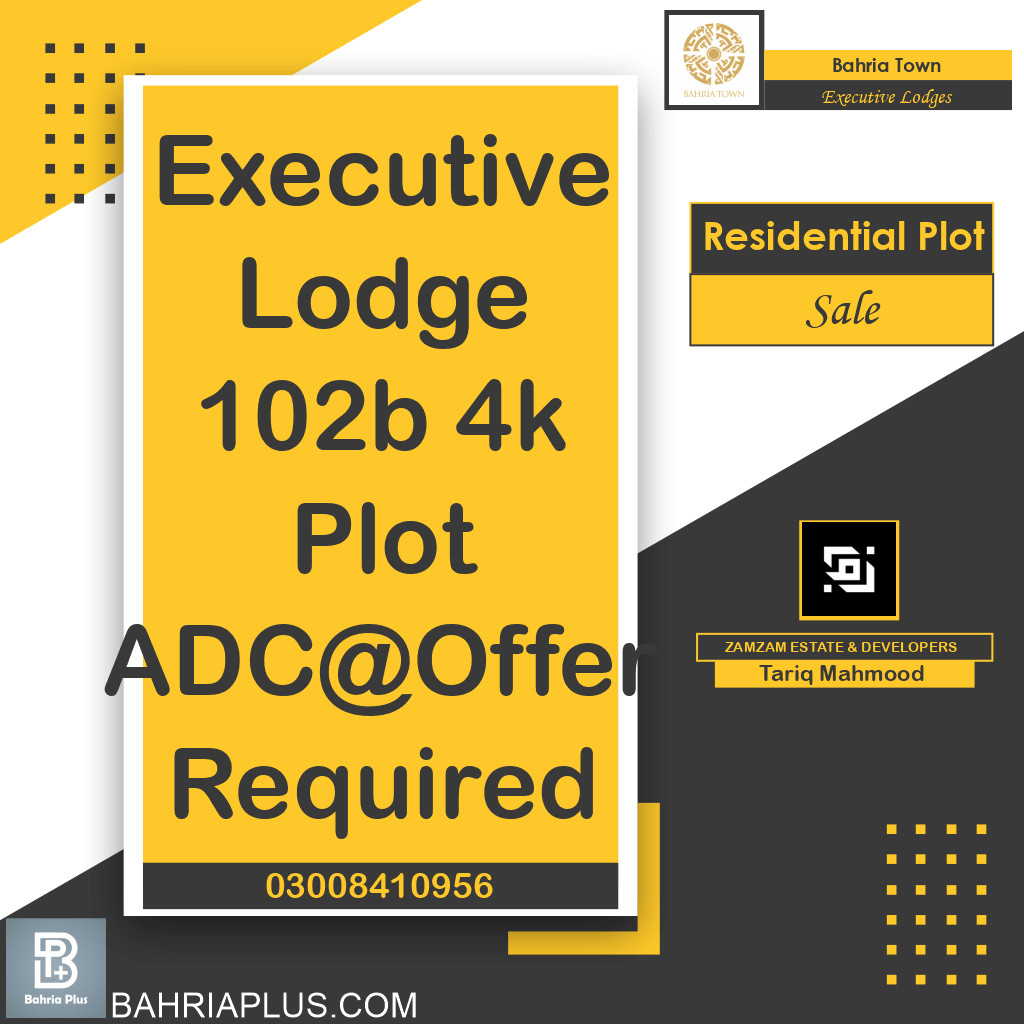 4 Kanal Residential Plot for Sale in Executive Lodges -  Bahria Town, Lahore - (BP-367372)