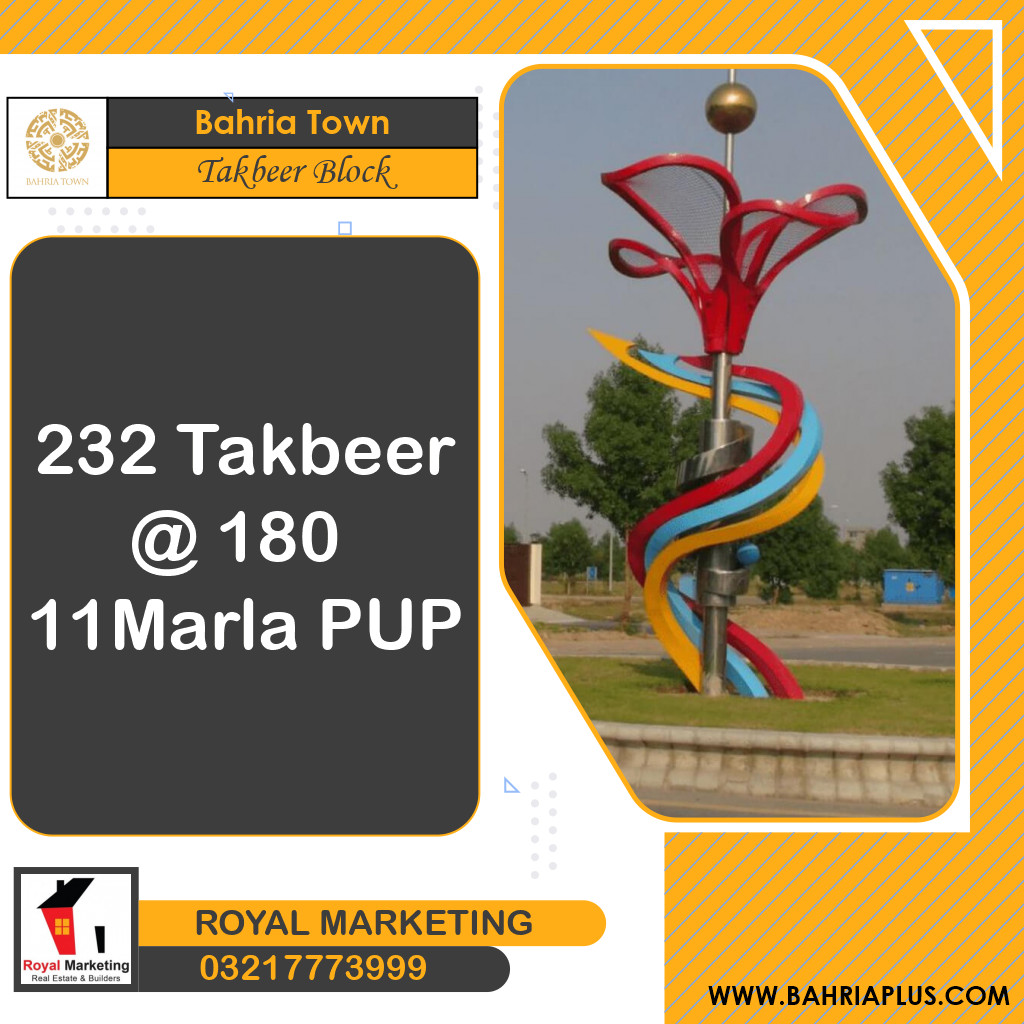 10 Marla Residential Plot for Sale in Sector B - Takbeer Block -  Bahria Town, Lahore - (BP-367483)