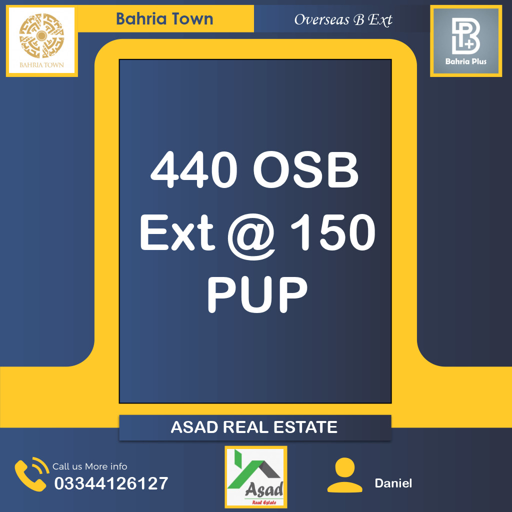 10 Marla Residential Plot for Sale in Overseas B Ext -  Bahria Town, Lahore - (BP-367663)