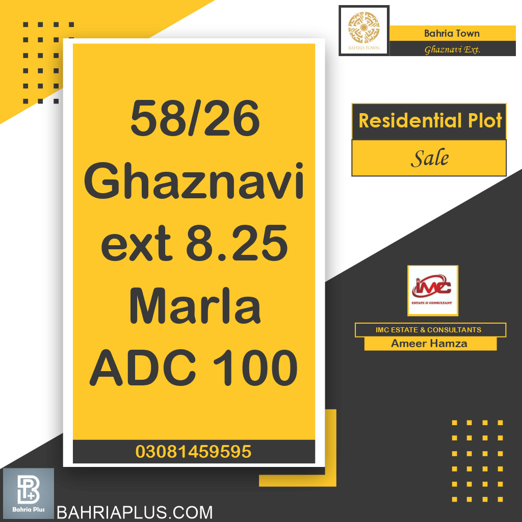 Residential Plot for Sale in Sector F - Ghaznavi Ext. Block -  Bahria Town, Lahore - (BP-367954)
