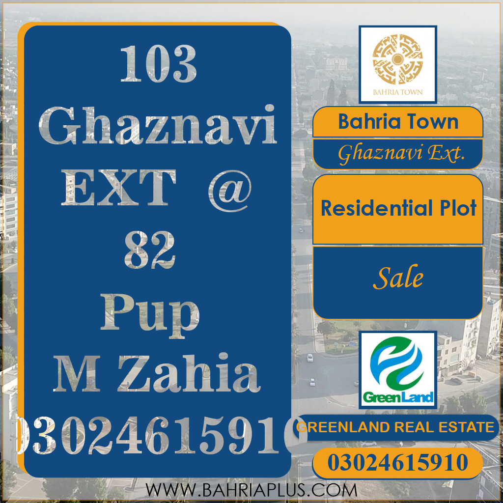5 Marla Residential Plot for Sale in Sector F - Ghaznavi Ext. Block -  Bahria Town, Lahore - (BP-367964)