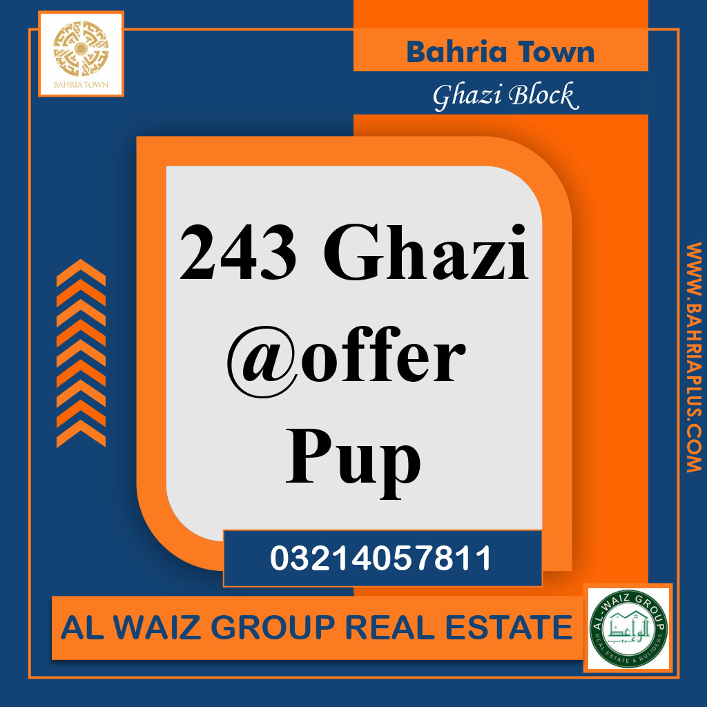 10 Marla Residential Plot for Sale in Sector F - Ghazi Block -  Bahria Town, Lahore - (BP-368008)