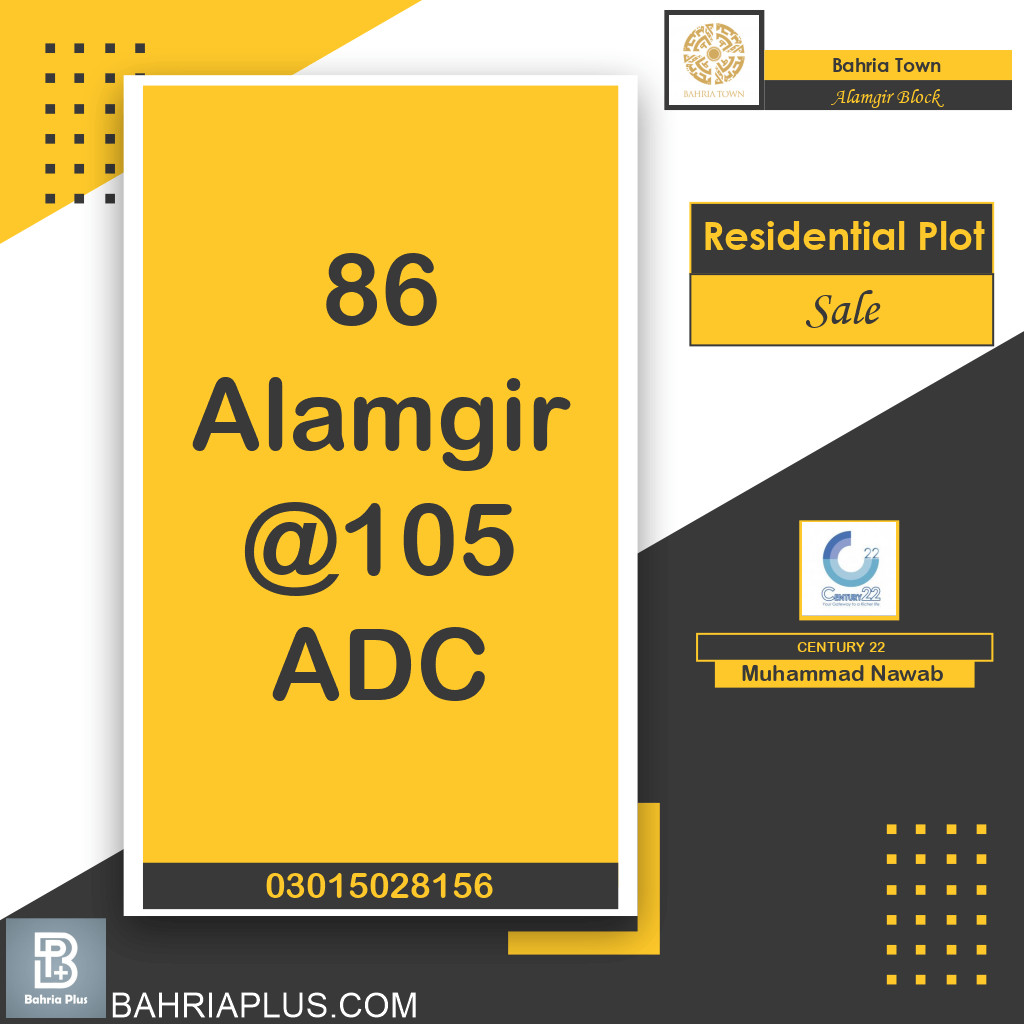 10 Marla Residential Plot for Sale in Sector F - Alamgir Block -  Bahria Town, Lahore - (BP-368652)