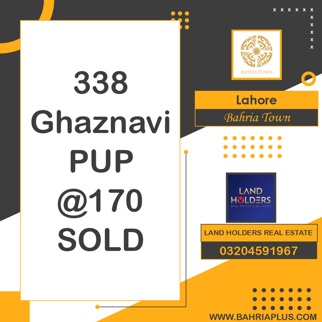 Residential Plot for Sale in Bahria Town, Lahore - (BP-368941)