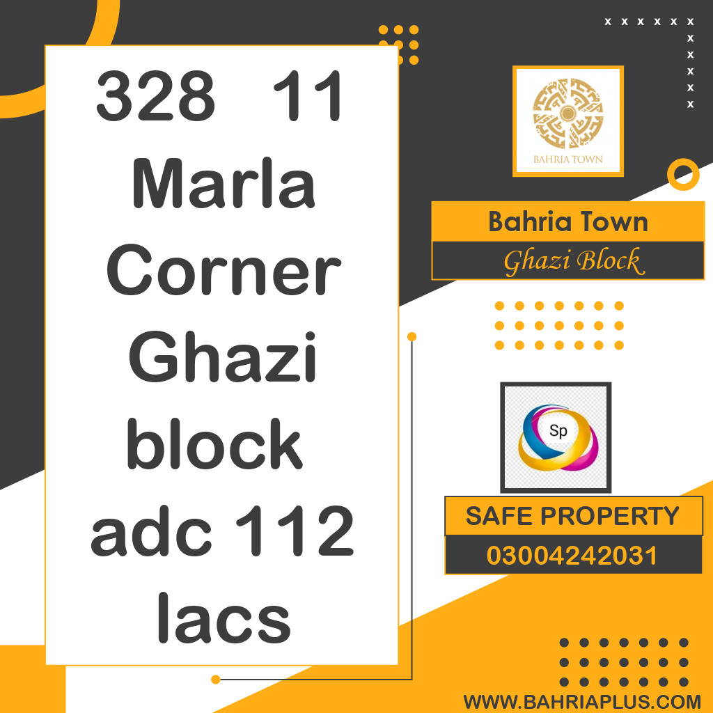11 Marla Residential Plot for Sale in Sector F - Ghazi Block -  Bahria Town, Lahore - (BP-369472)