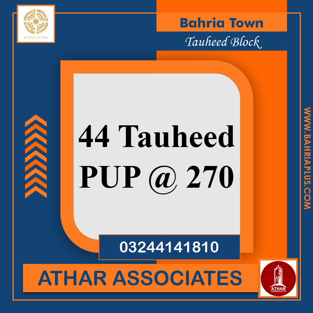 10 Marla Residential Plot for Sale in Sector F - Tauheed Block -  Bahria Town, Lahore - (BP-369778)