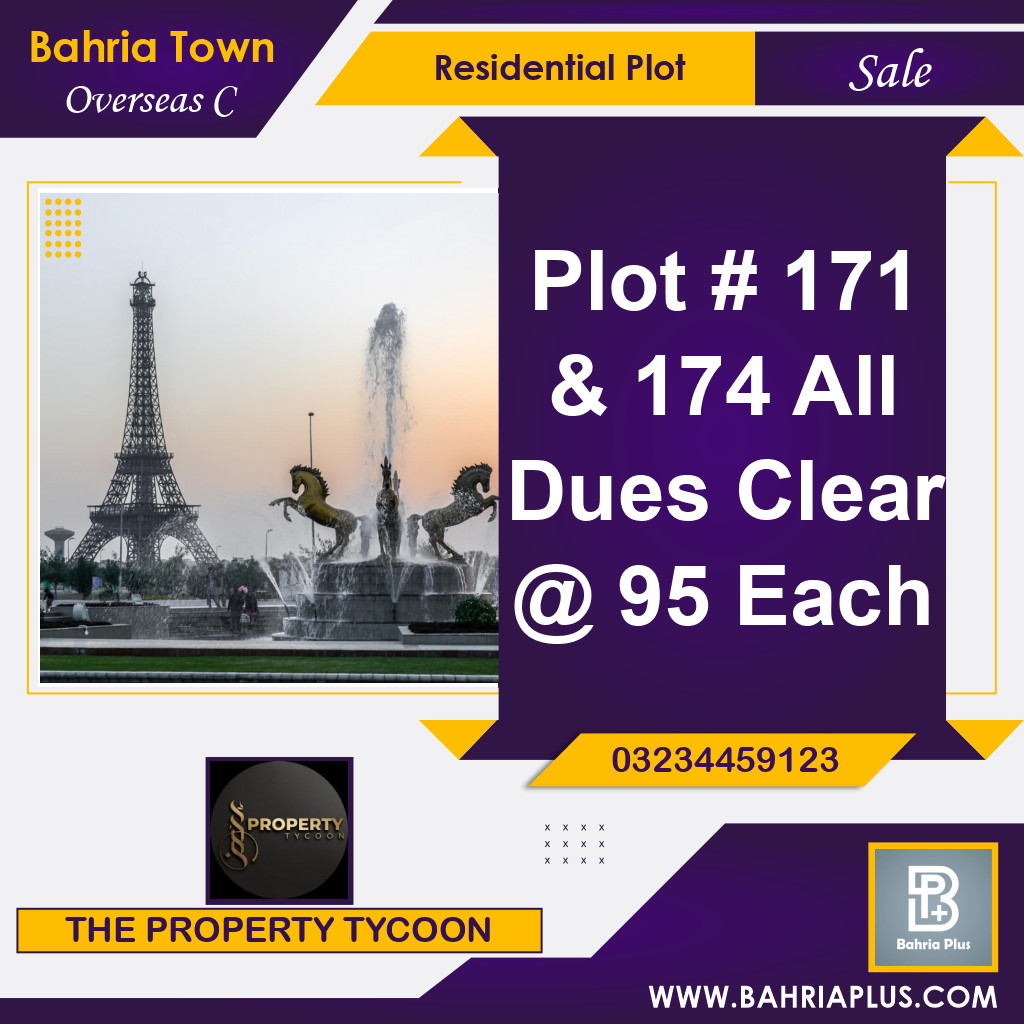 5 Marla Residential Plot for Sale in Overseas C -  Bahria Town, Lahore - (BP-370058)