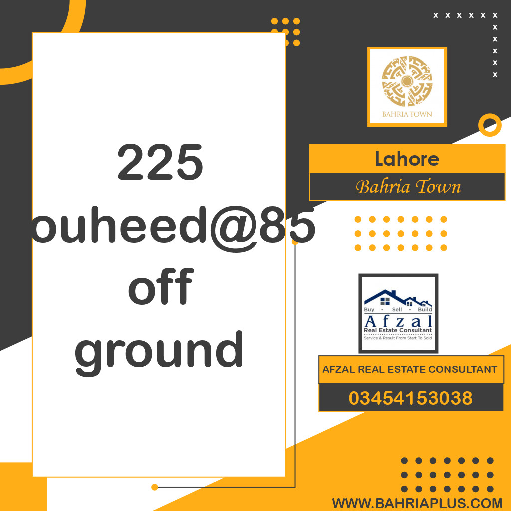 Residential Plot for Sale in Bahria Town, Lahore - (BP-370061)
