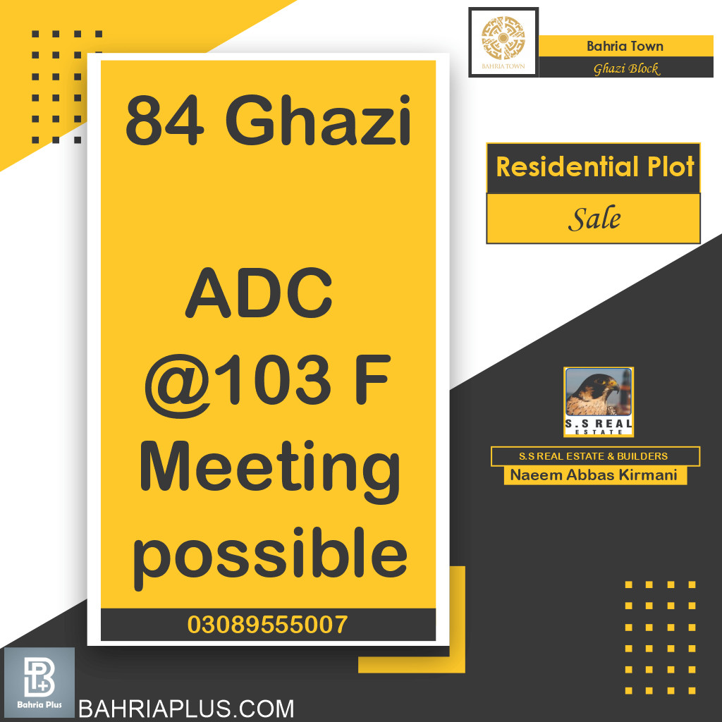 Residential Plot for Sale in Sector F - Ghazi Block -  Bahria Town, Lahore - (BP-370497)