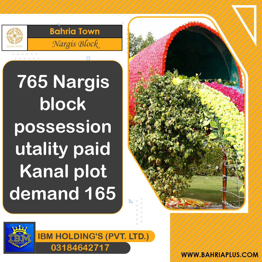 20 Marla Residential Plot for Sale in Sector C - Nargis/Hussain Block -  Bahria Town, Lahore - (BP-370535)