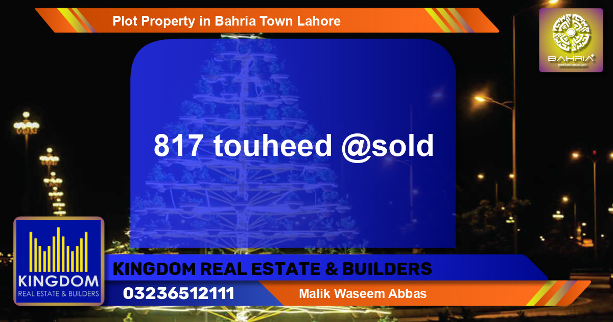 Residential Plot for Sale in Bahria Town, Lahore - (BP-37058)