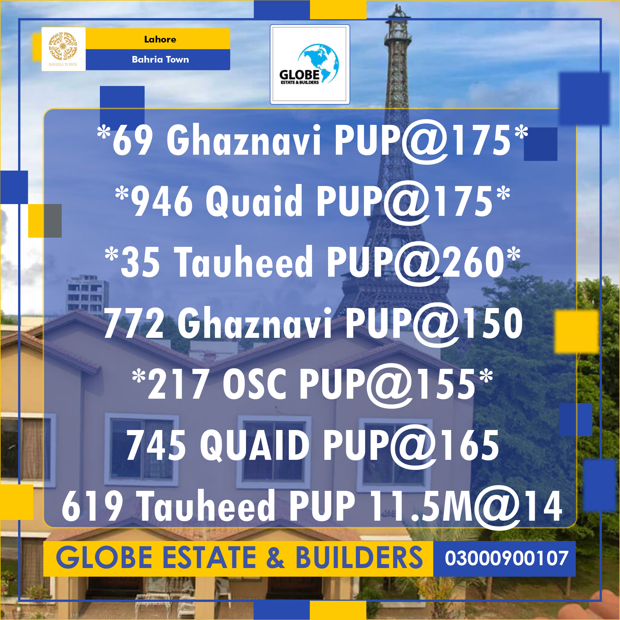 Residential Plot for Sale in Bahria Town, Lahore - (BP-370621)